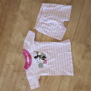 HA Disney Minnie Mouse short pajama sz 4